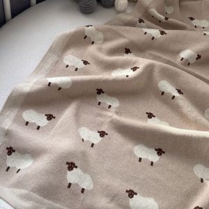 بطانية أطفال(خروف-بيجي)